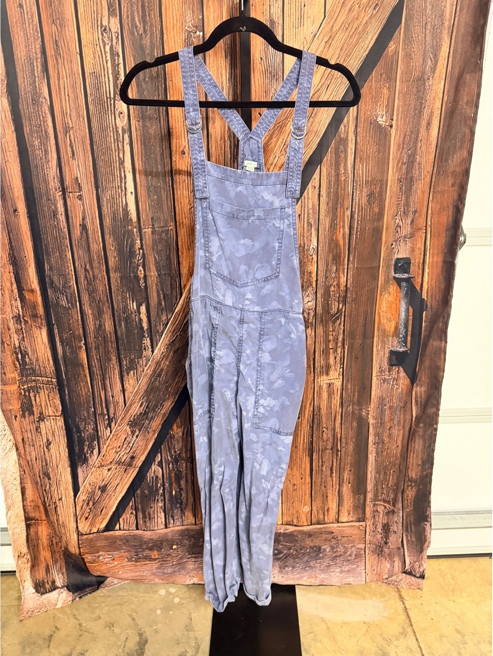 Aerie XS Light Blue Camouflage Overalls